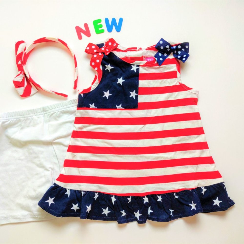 ❤️NWT❤️ USA Shirt Leggings Size 6